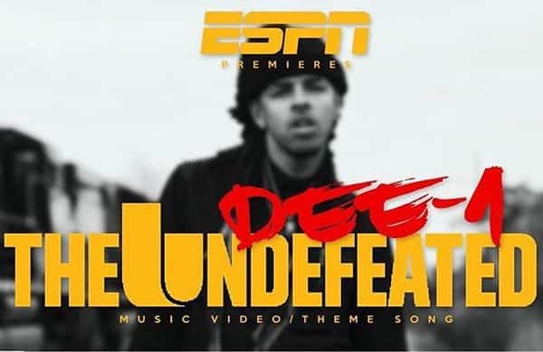 Dee-1 Freestyles for Undefeated Launch|@Dee1music @TheUndefeated @ESPN @trackstarz