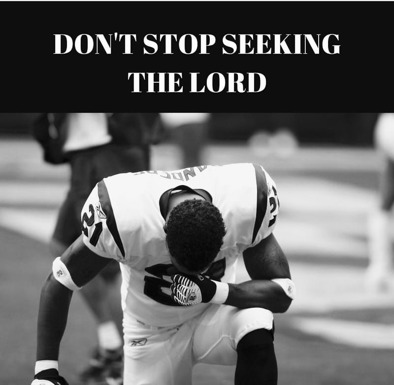 Don’t Stop Seeking The Lord | @intercession4ag @trackstarz