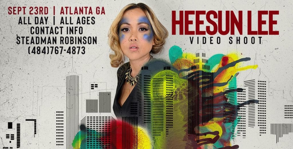 Heesun Lee music video shoot in ATL